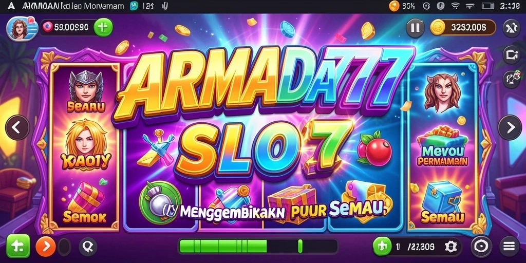 Screenshots ARMADA777 menggambarkan pengalaman bermain Slot yang seru.