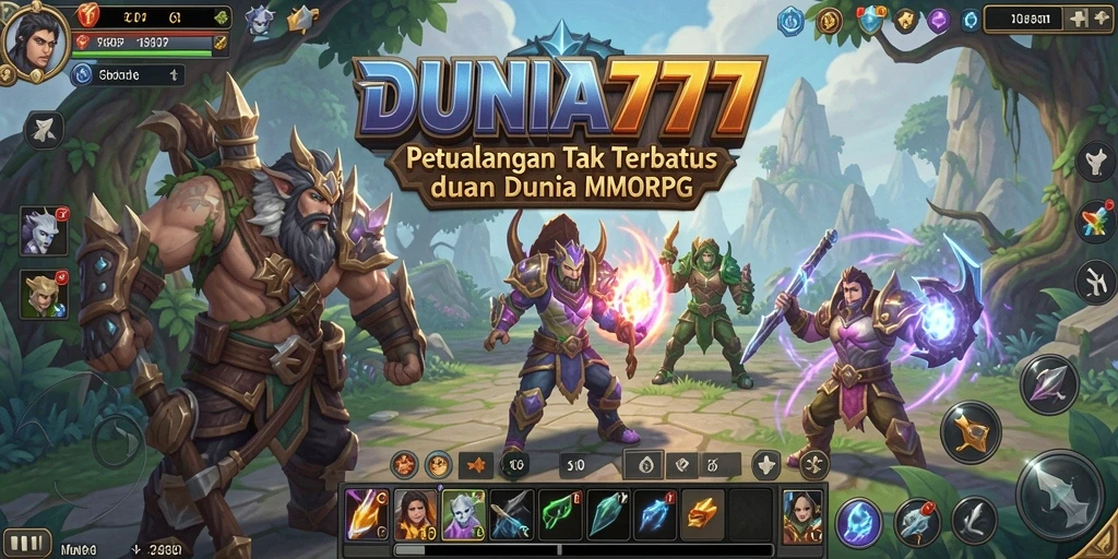 Tampilan gameplay DUNIA777 yang menakjubkan dan penuh aksi.