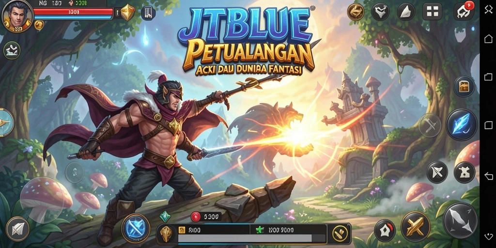 Tampilan gameplay epik dari JTBLUE yang memukau dan penuh aksi.