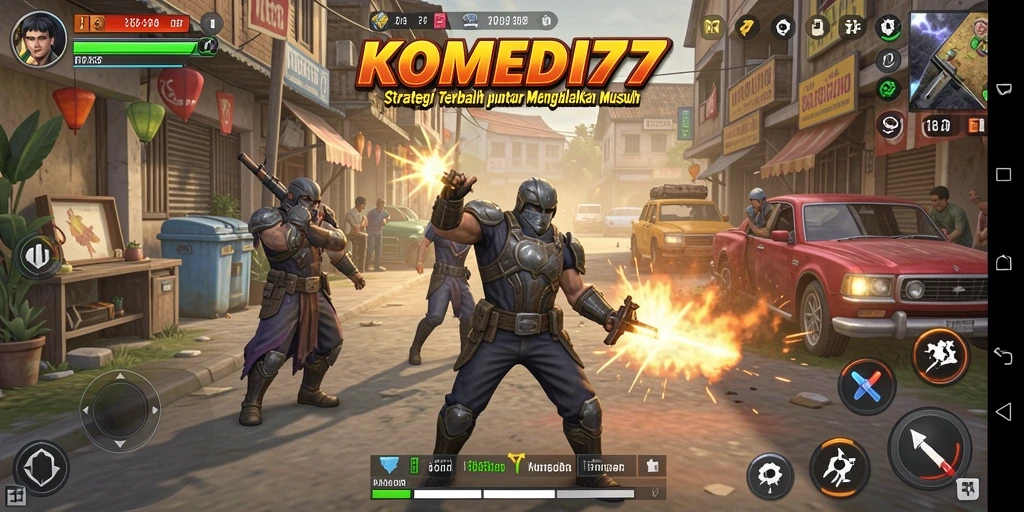 Tampilan gameplay KOMEDI77 menampilkan aksi strategi yang mendebarkan.