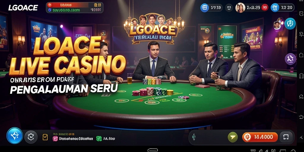 Tampilan gameplay Live Casino yang menarik dan interaktif.