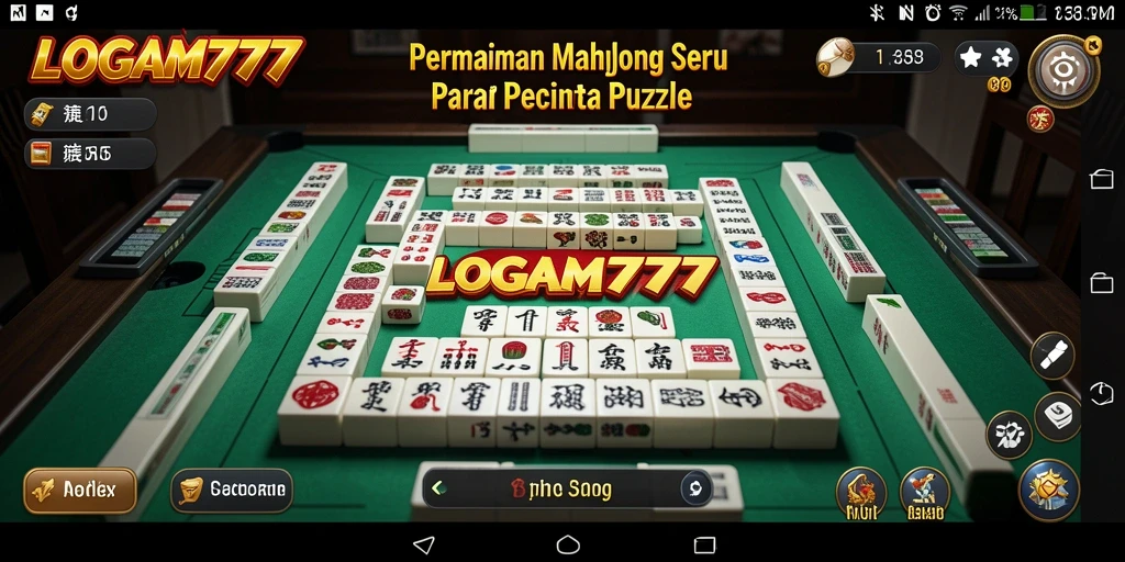 Tampilan screenshot LOGAM777 yang menunjukkan permainan Mahjong yang seru.