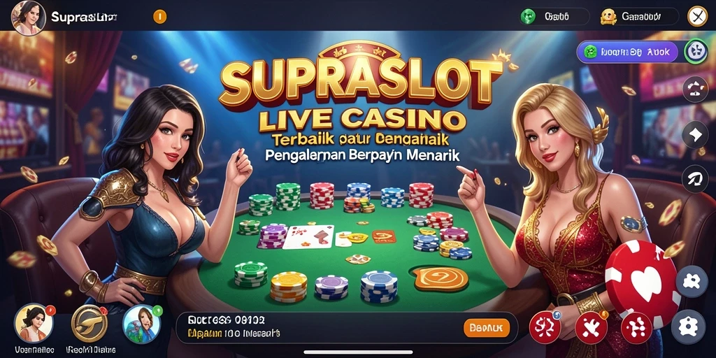 Gameplay menarik dari SUPRASLOT di Live Casino dengan dealer profesional.