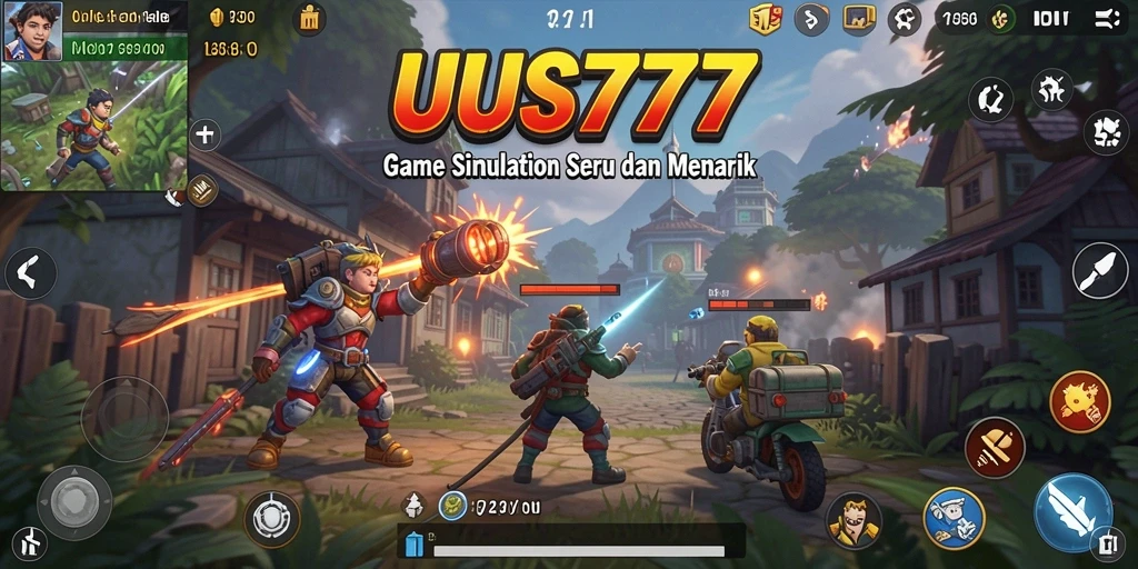 Screenshot utama UUS777 menampilkan gameplay Simulation yang mengesankan.
